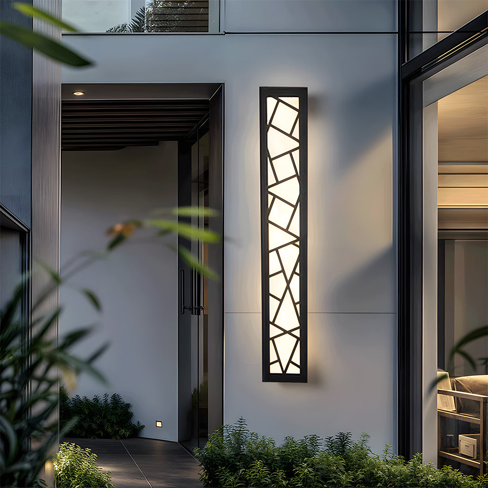 Blockshape Wall Light For Outside
