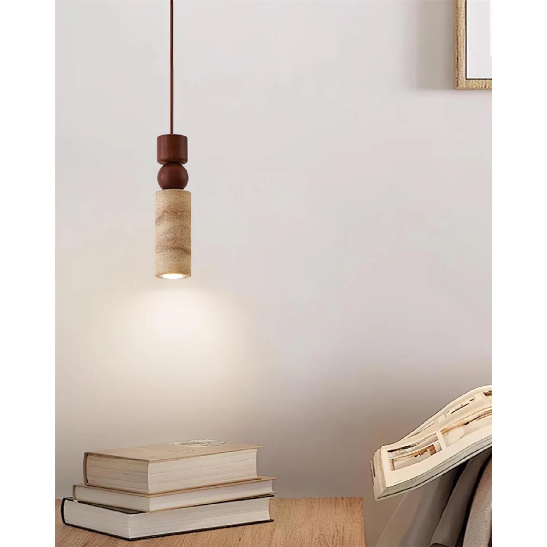 Norvello Travertine Pendant Light