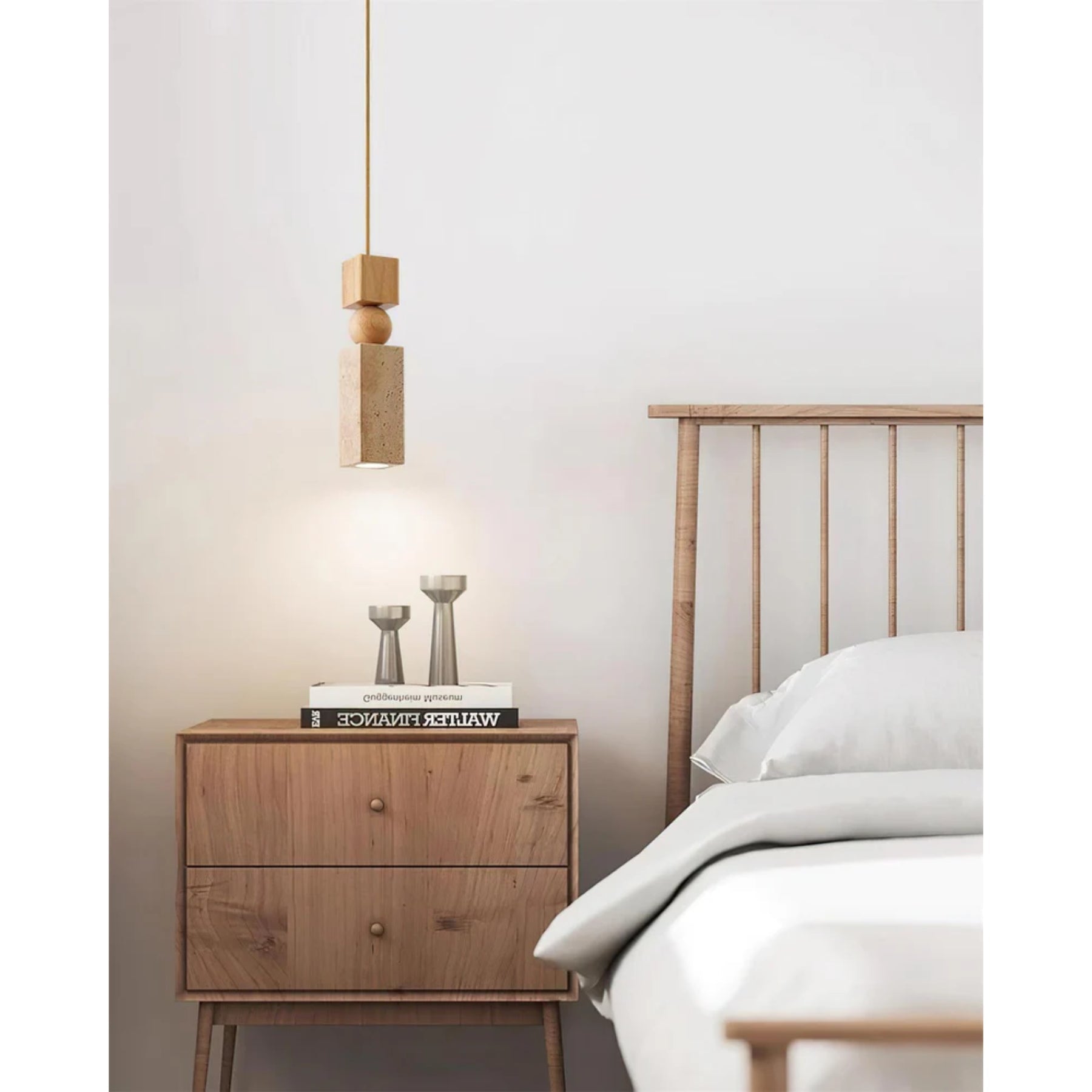 Norvello Travertine Pendant Light