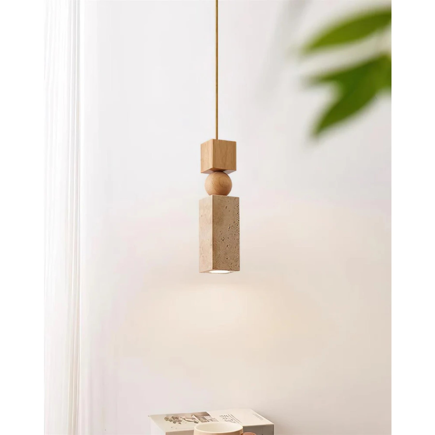 Norvello Travertine Pendant Light
