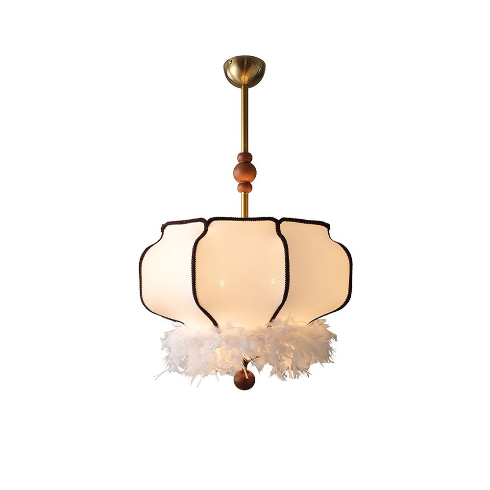 Tyvenna Feather Accent Pendant Light
