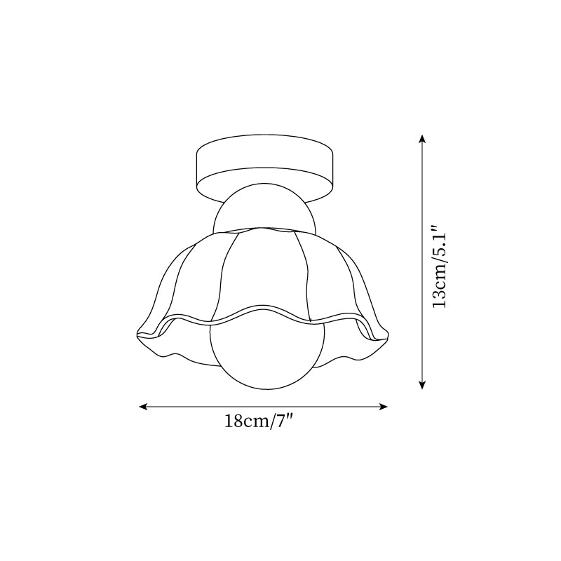 Finly Flower Ceiling Light
