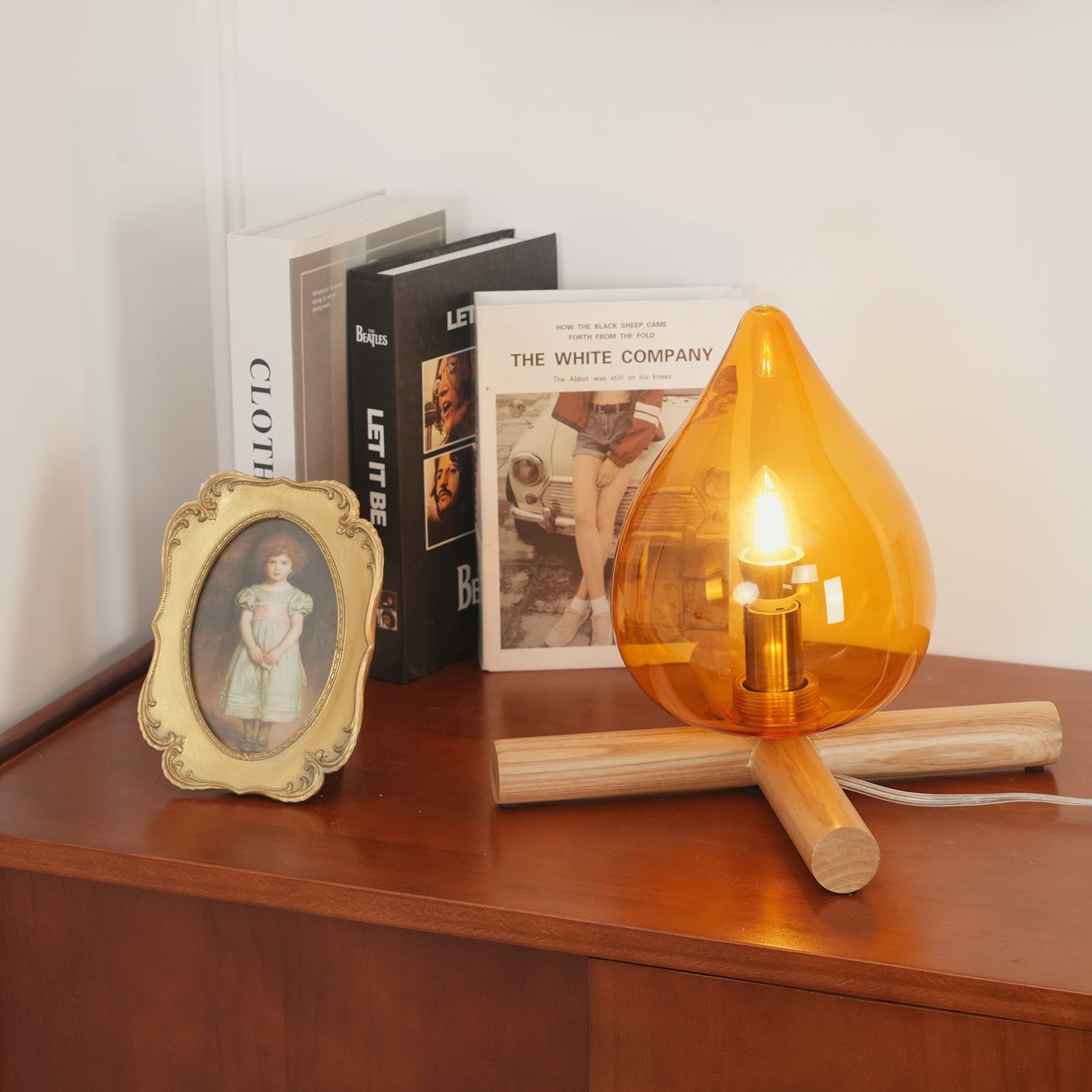 Houtvuurtje Table Lamp