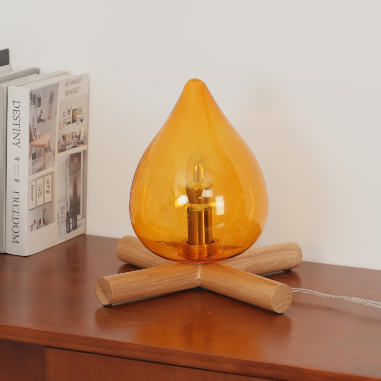 Houtvuurtje Table Lamp