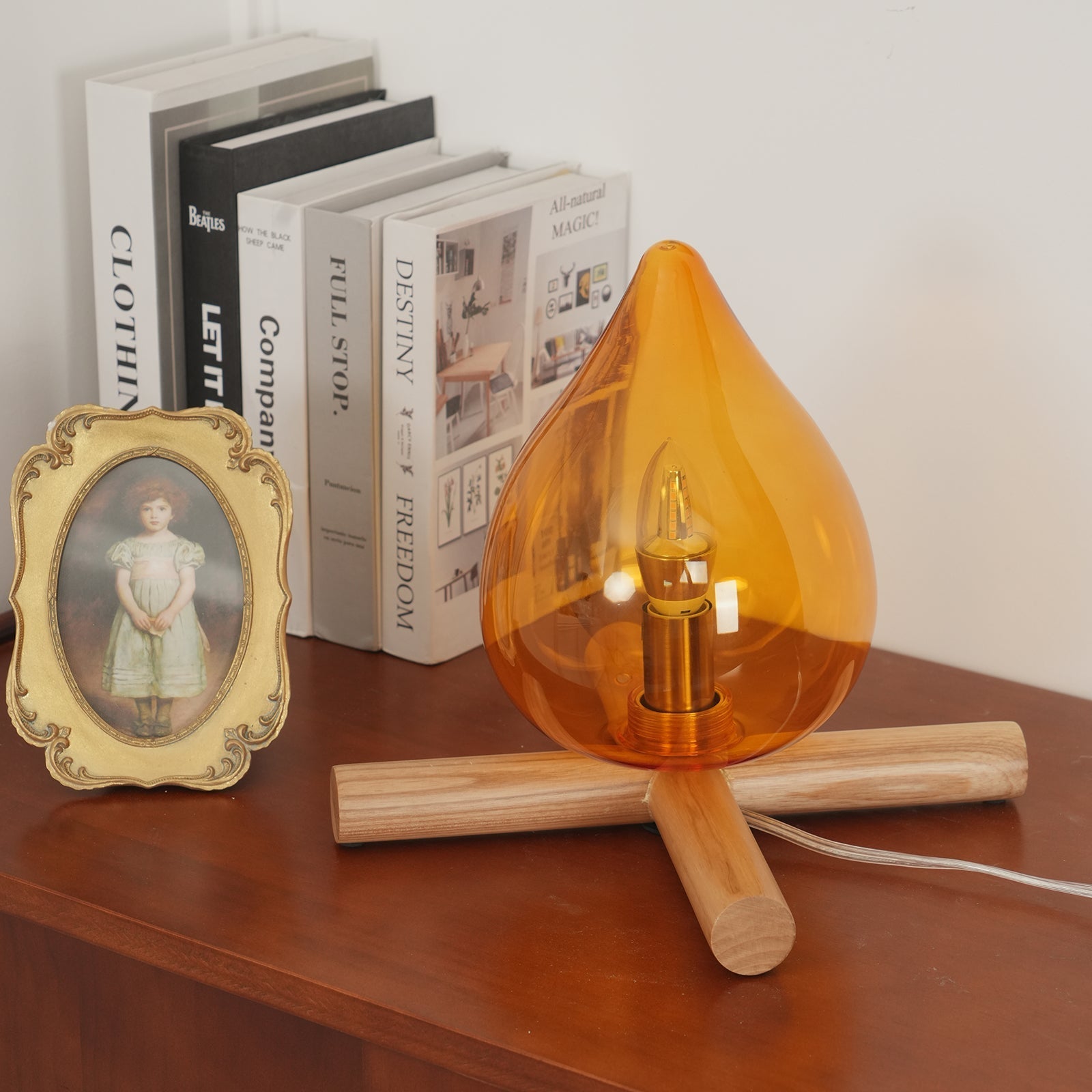 Houtvuurtje Table Lamp