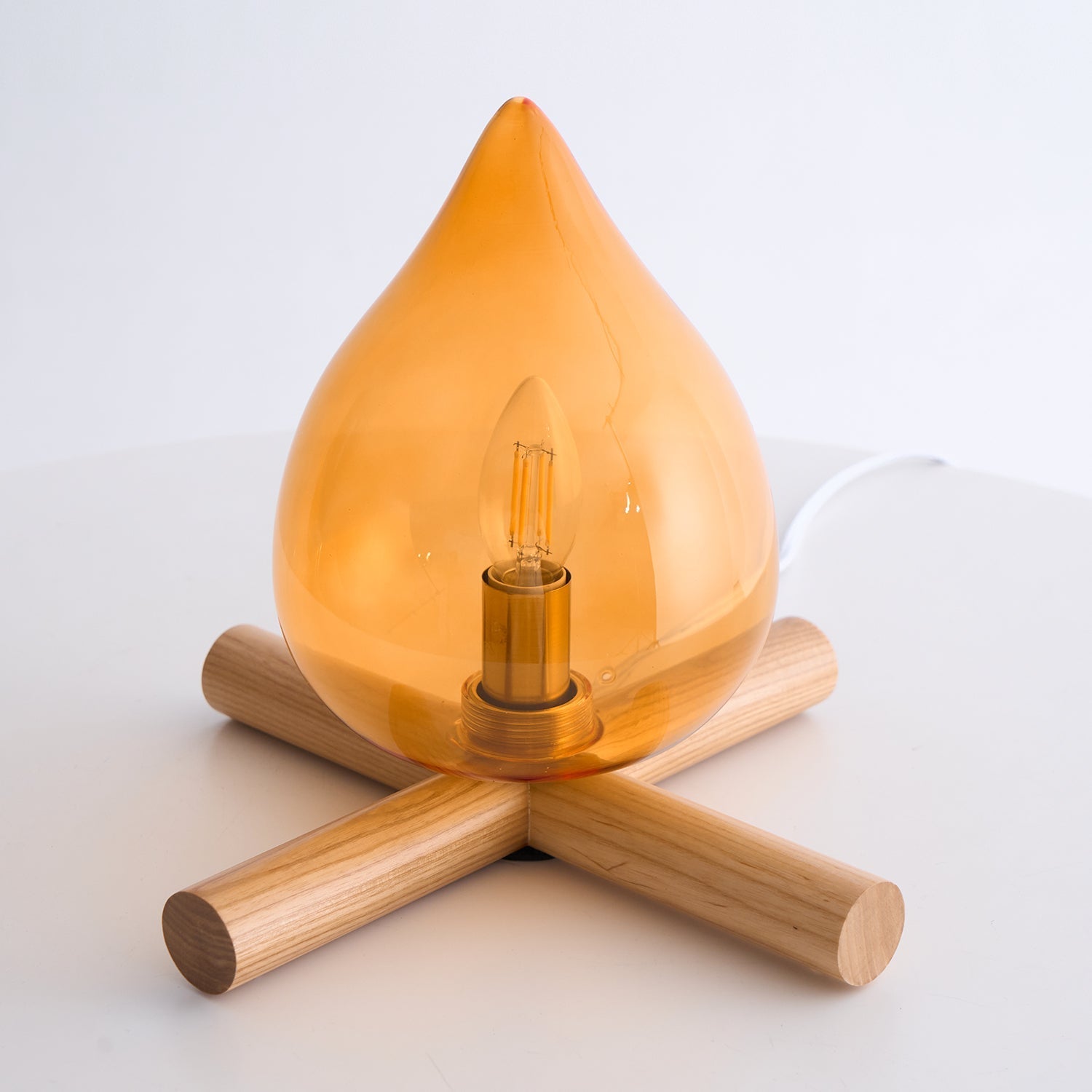 Houtvuurtje Table Lamp