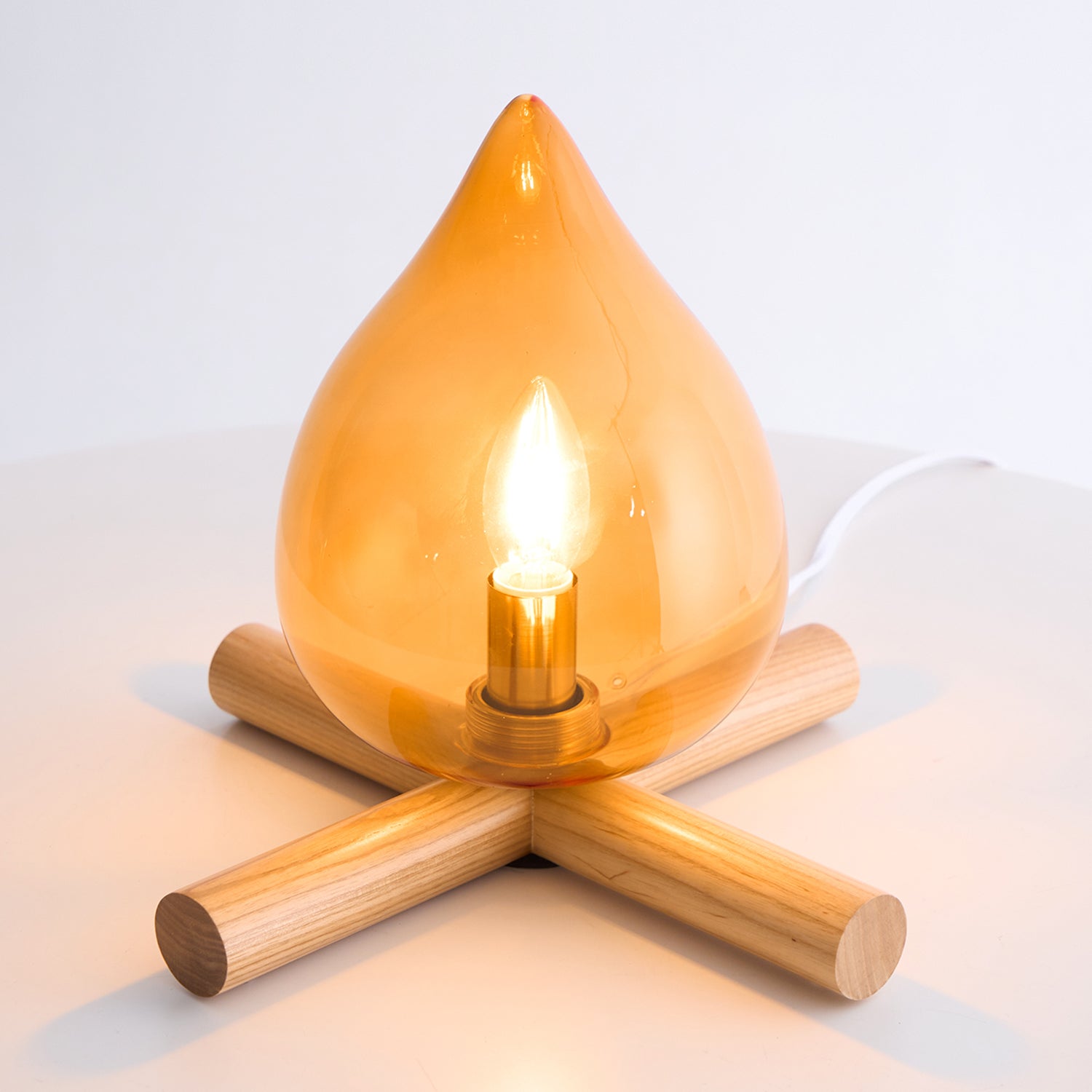 Houtvuurtje Table Lamp
