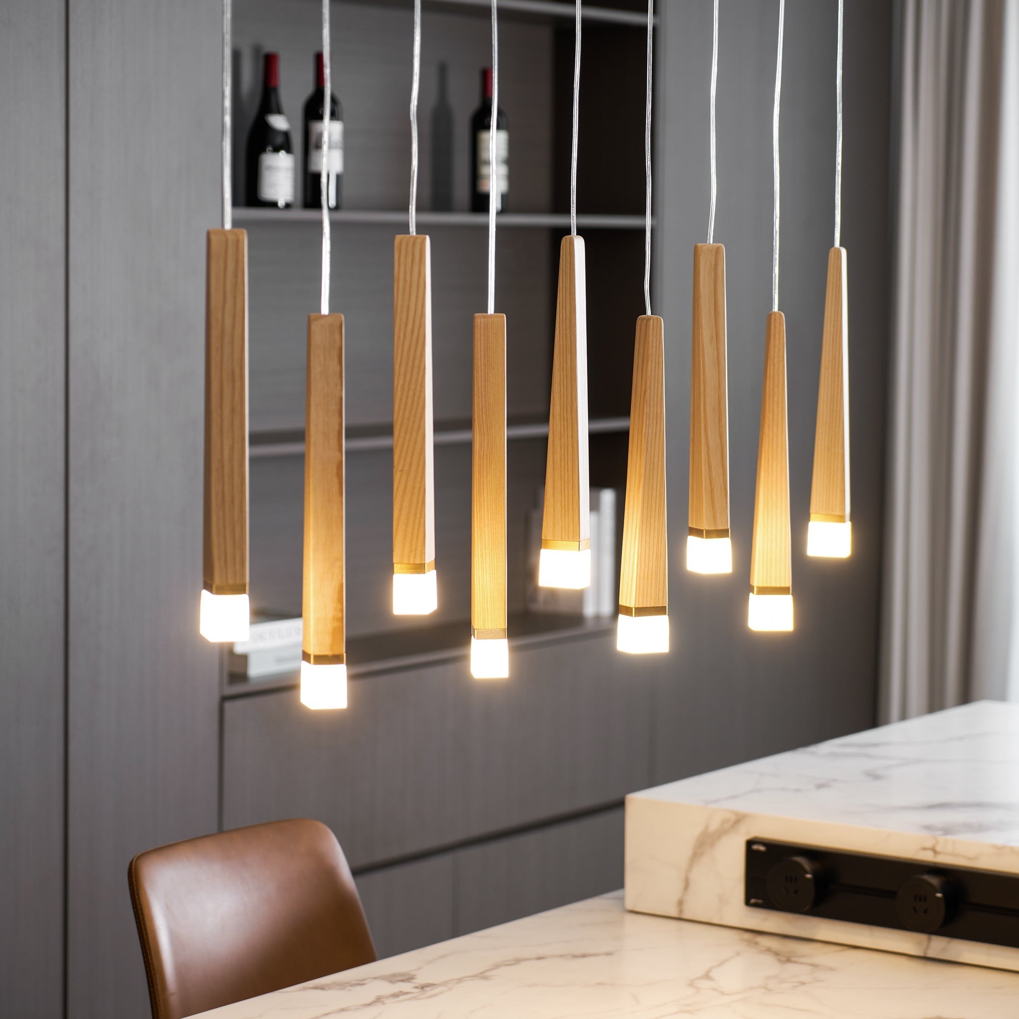 Firelighter Pendant Light