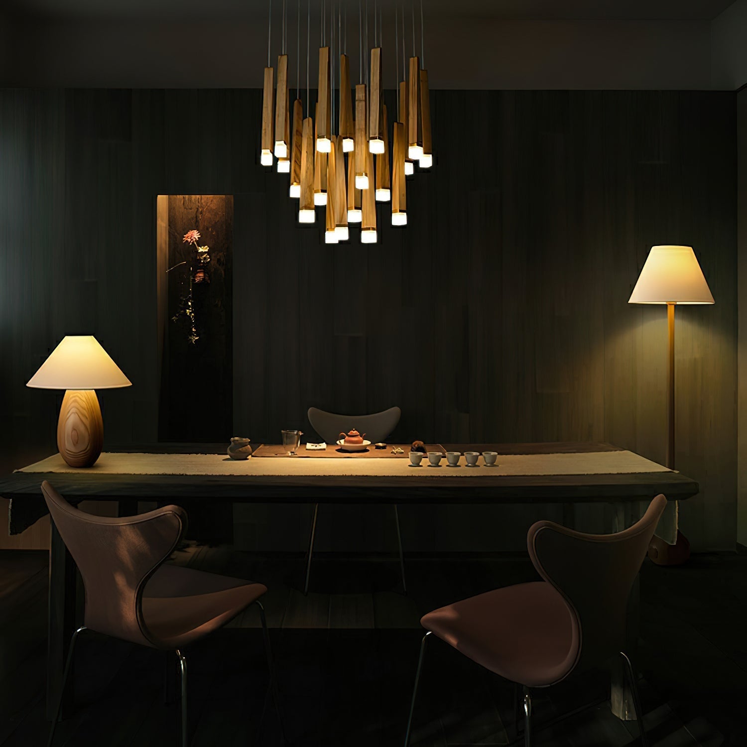 Firelighter Pendant Light