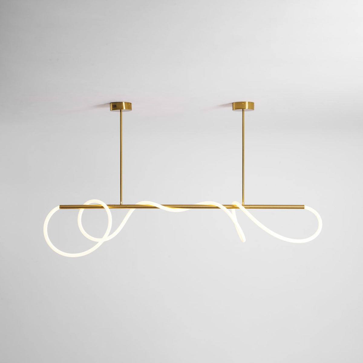 Serpentine Glow Gold Chandelier – detail 16