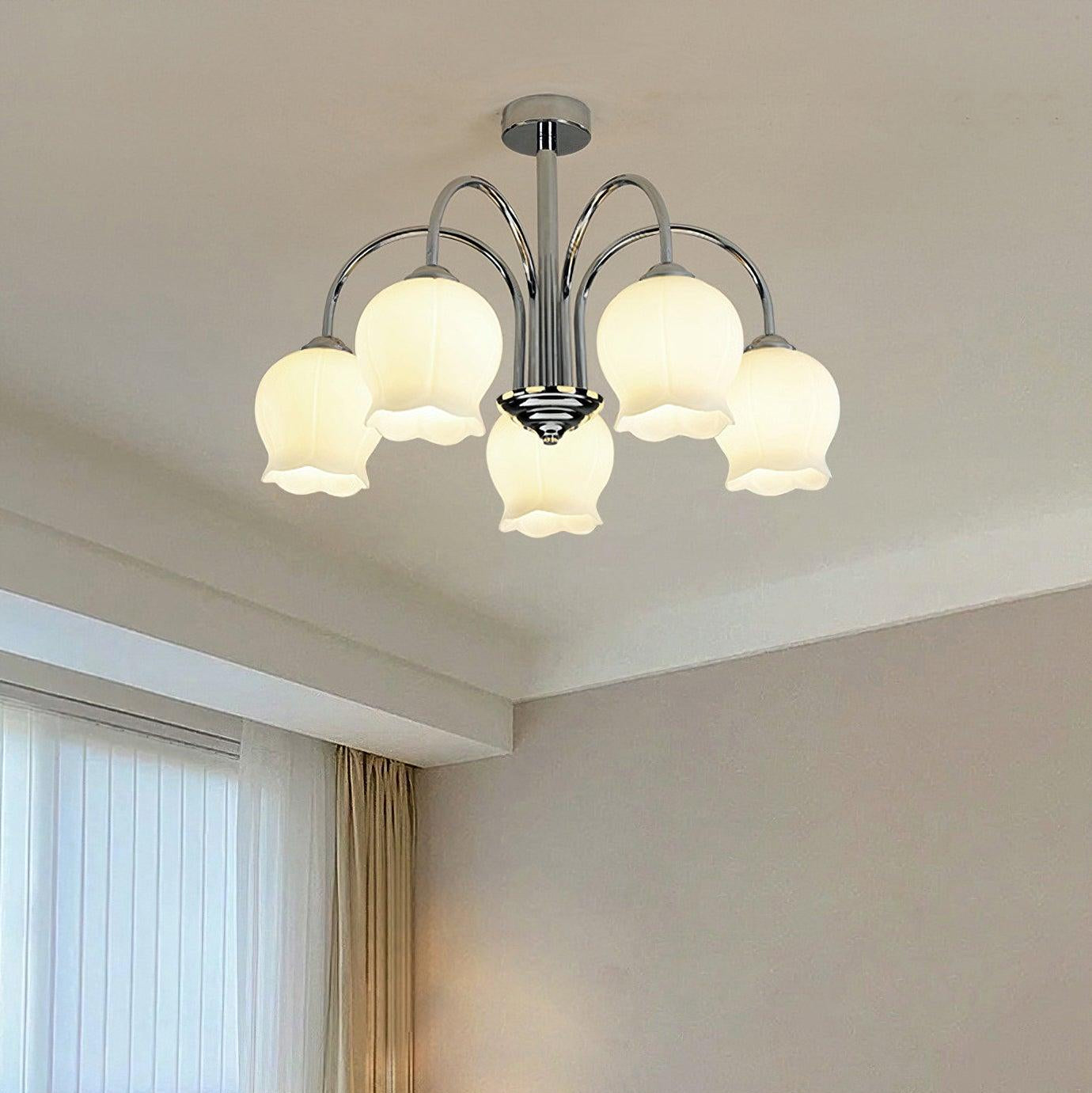 Foralle Tulip Ceiling Light With Tulip-Shaped Shades