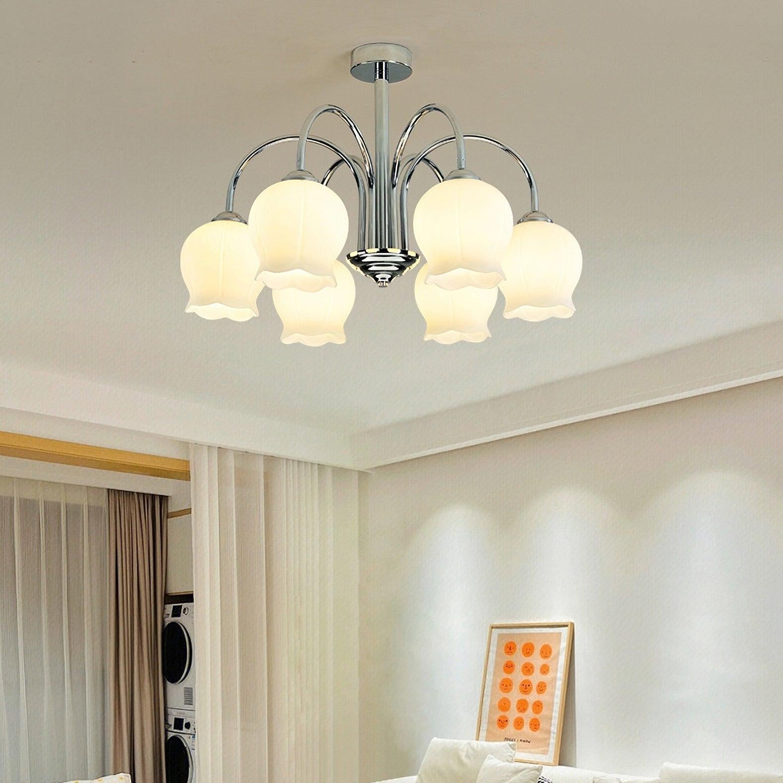 Foralle Tulip Ceiling Light With Tulip-Shaped Shades