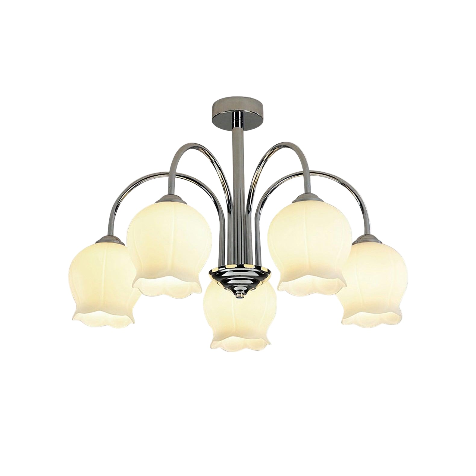 Foralle Tulip Ceiling Light With Tulip-Shaped Shades