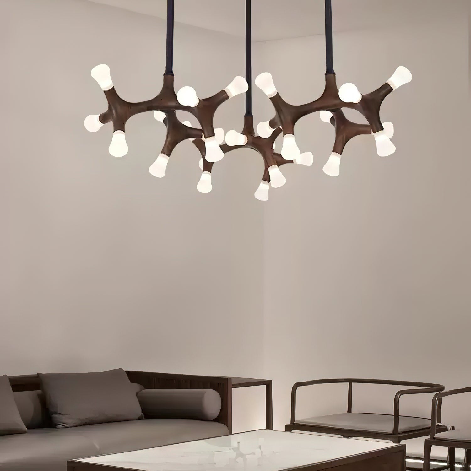 Bonewood Pendant Light