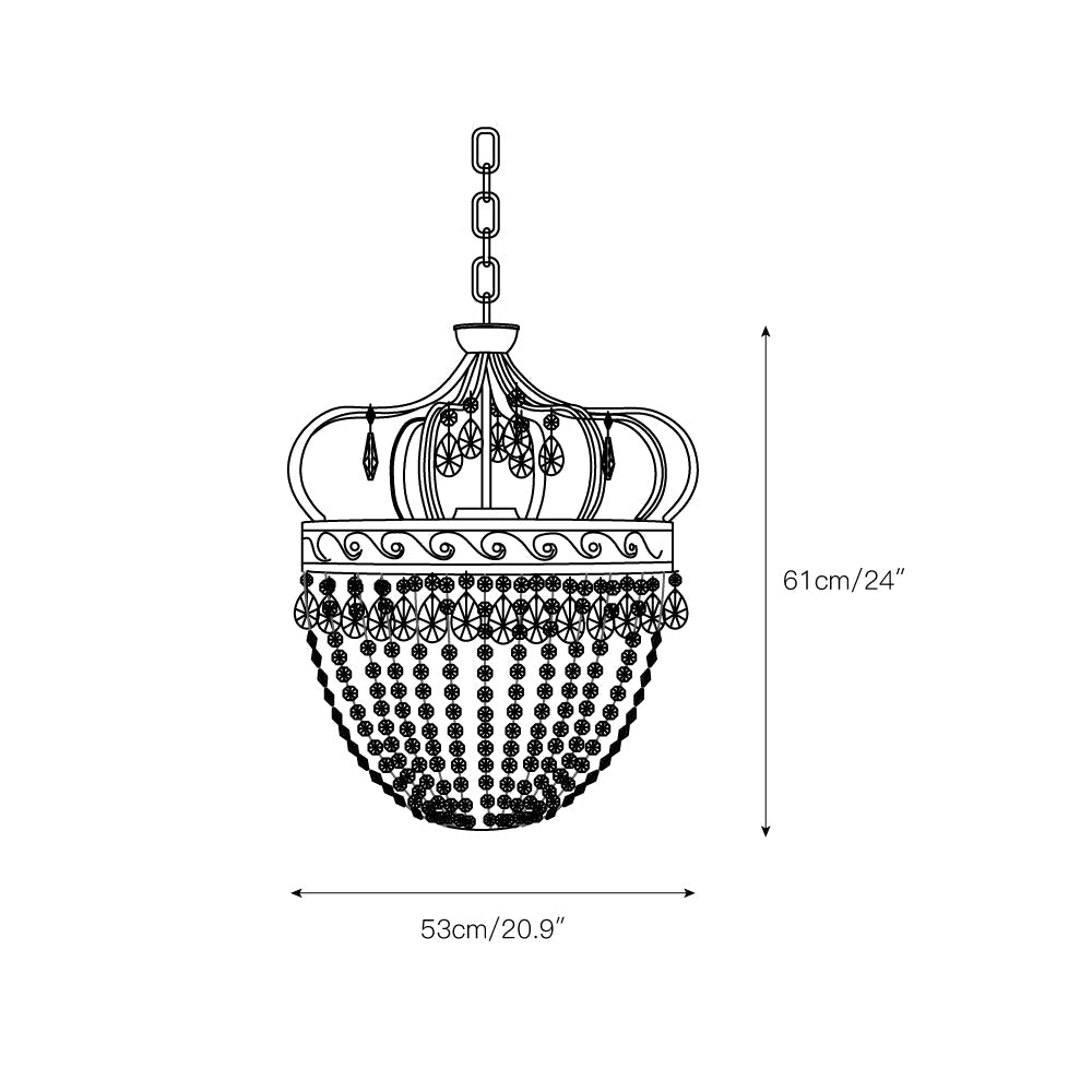 Quinnoel Tear Drop Chandelier