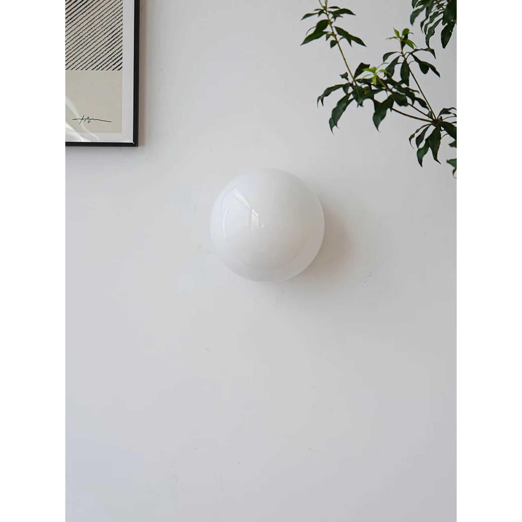 Glass Mini Globe Wall Light