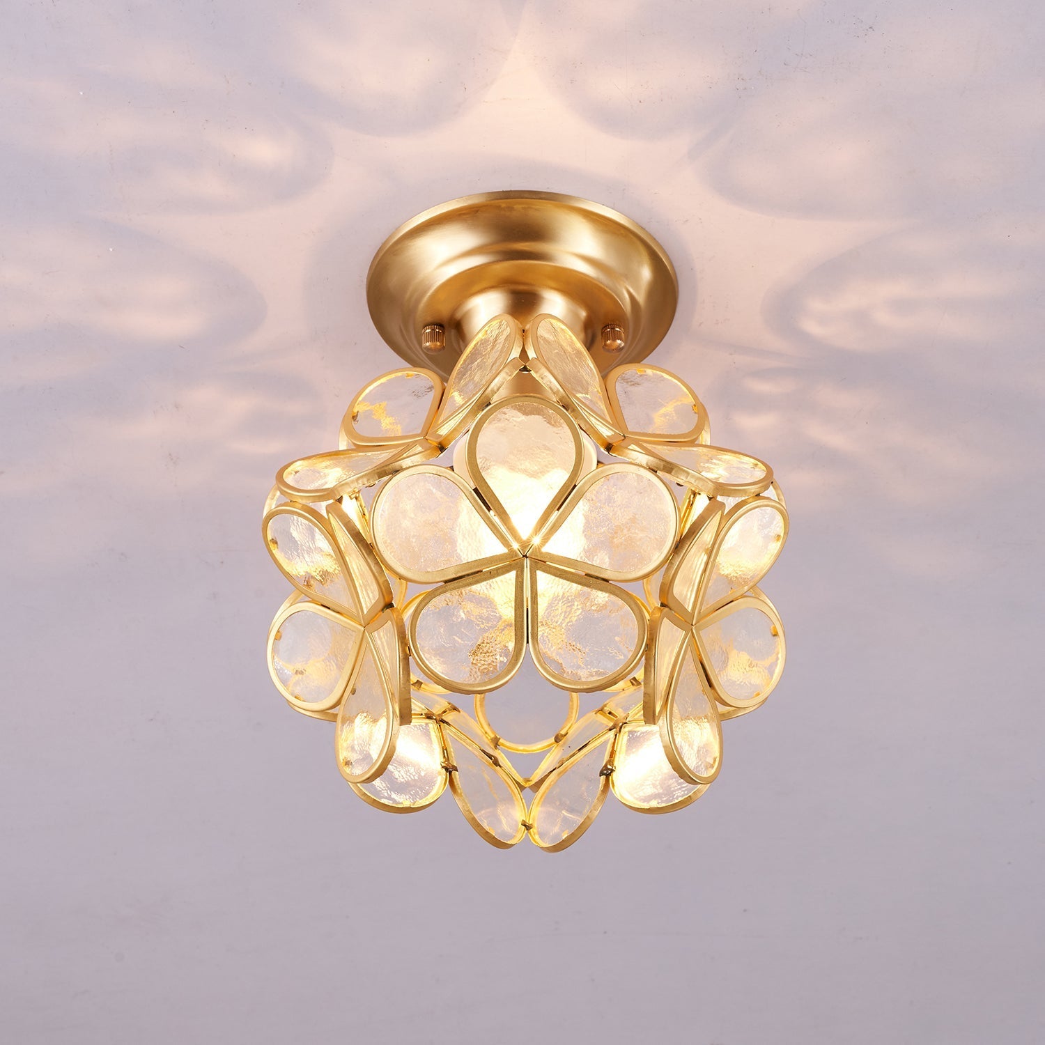 Floyem Gold Accent Ceiling Light