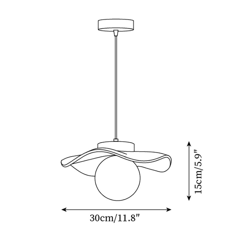 Taliz Leaf Pendant Light