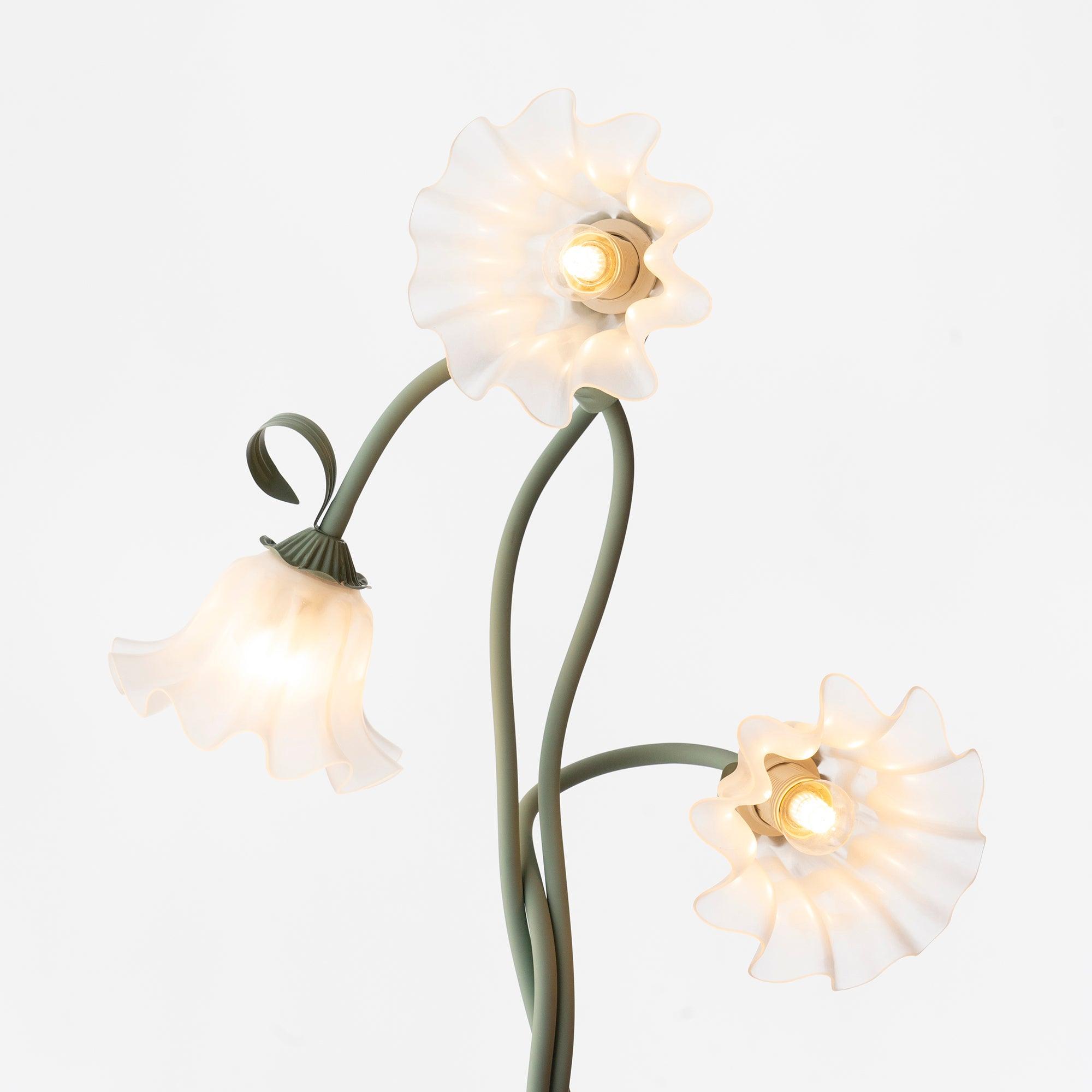 Wrenayo Floral Floor Lamp