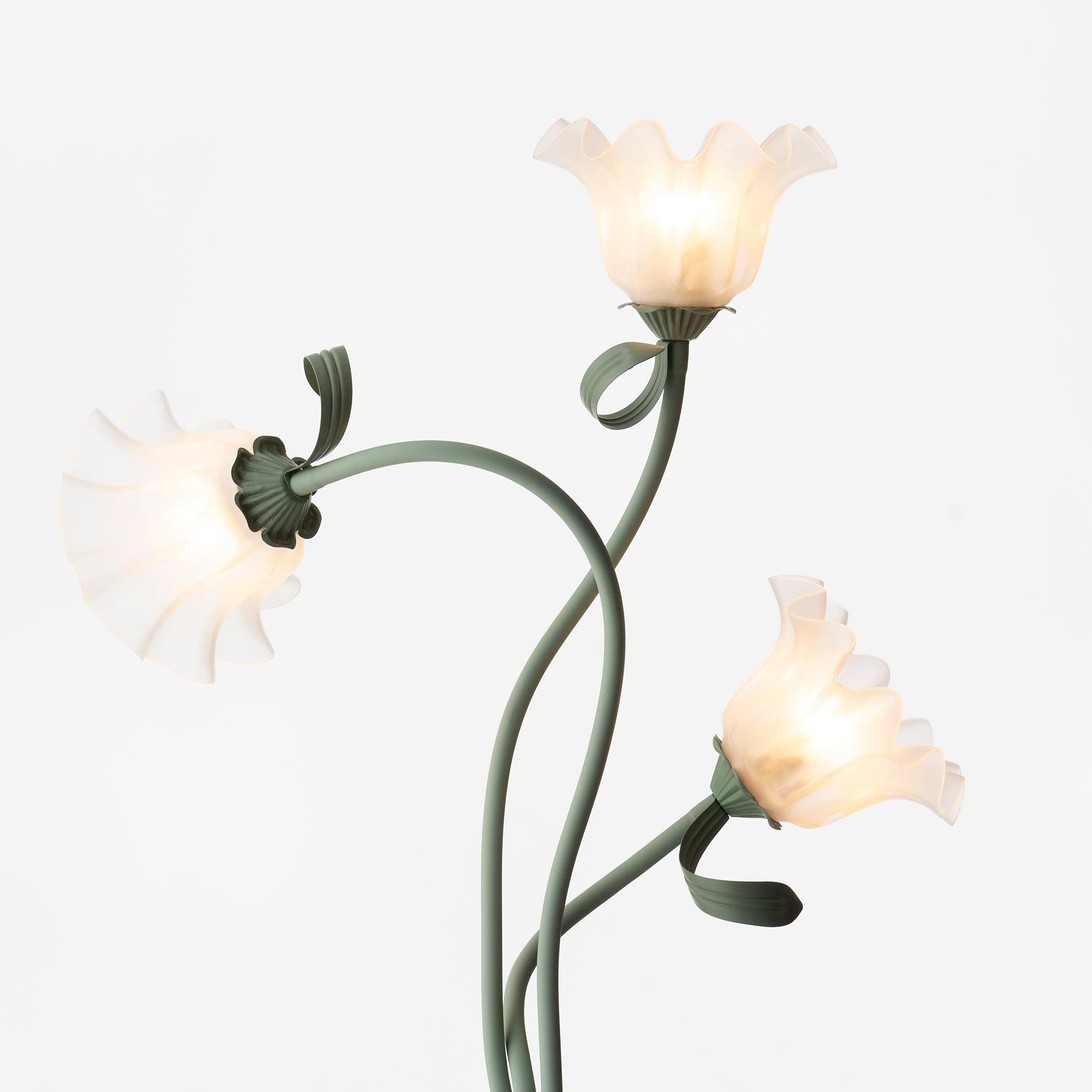 Wrenayo Floral Floor Lamp