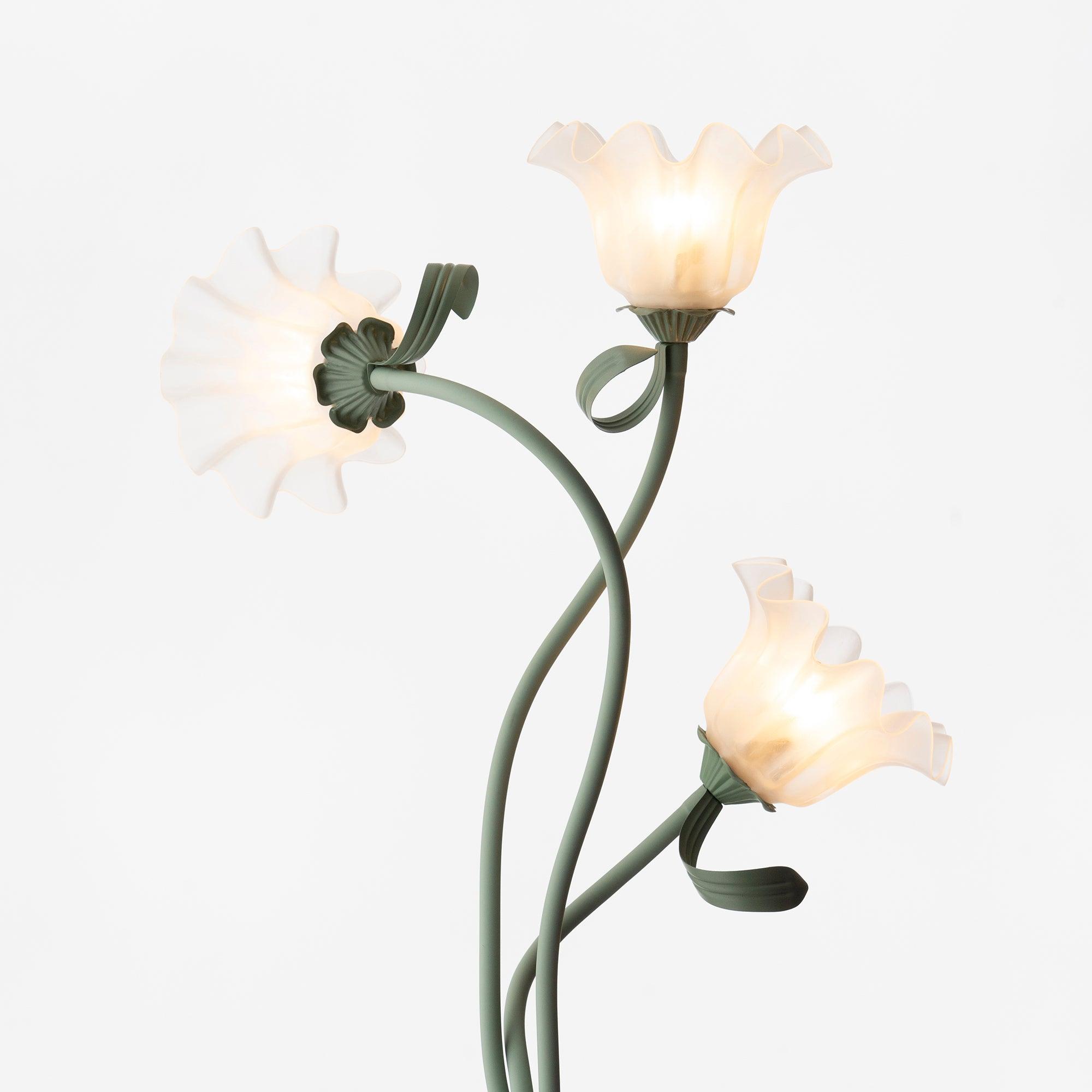 Wrenayo Floral Floor Lamp