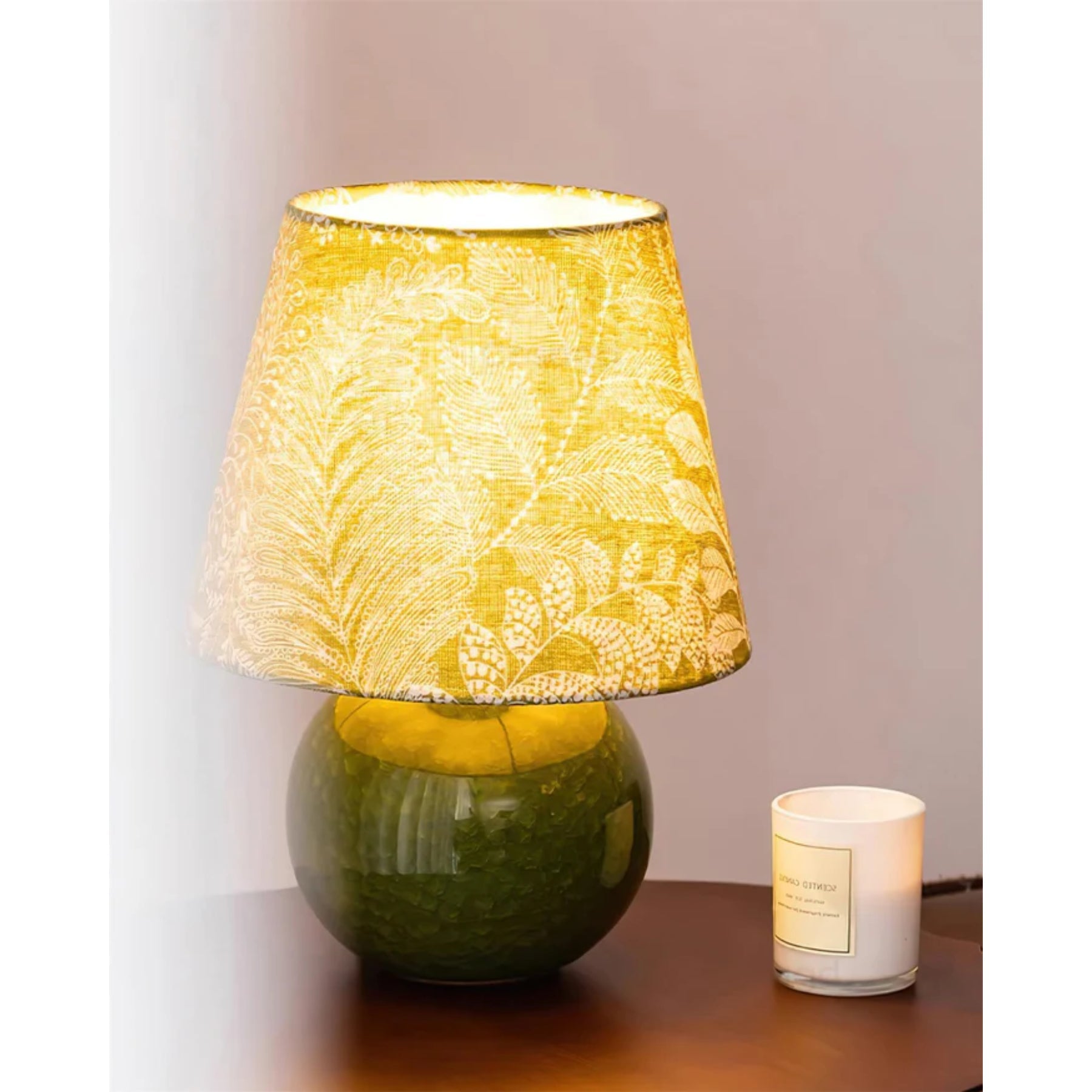 Leytha Green Table Lamp