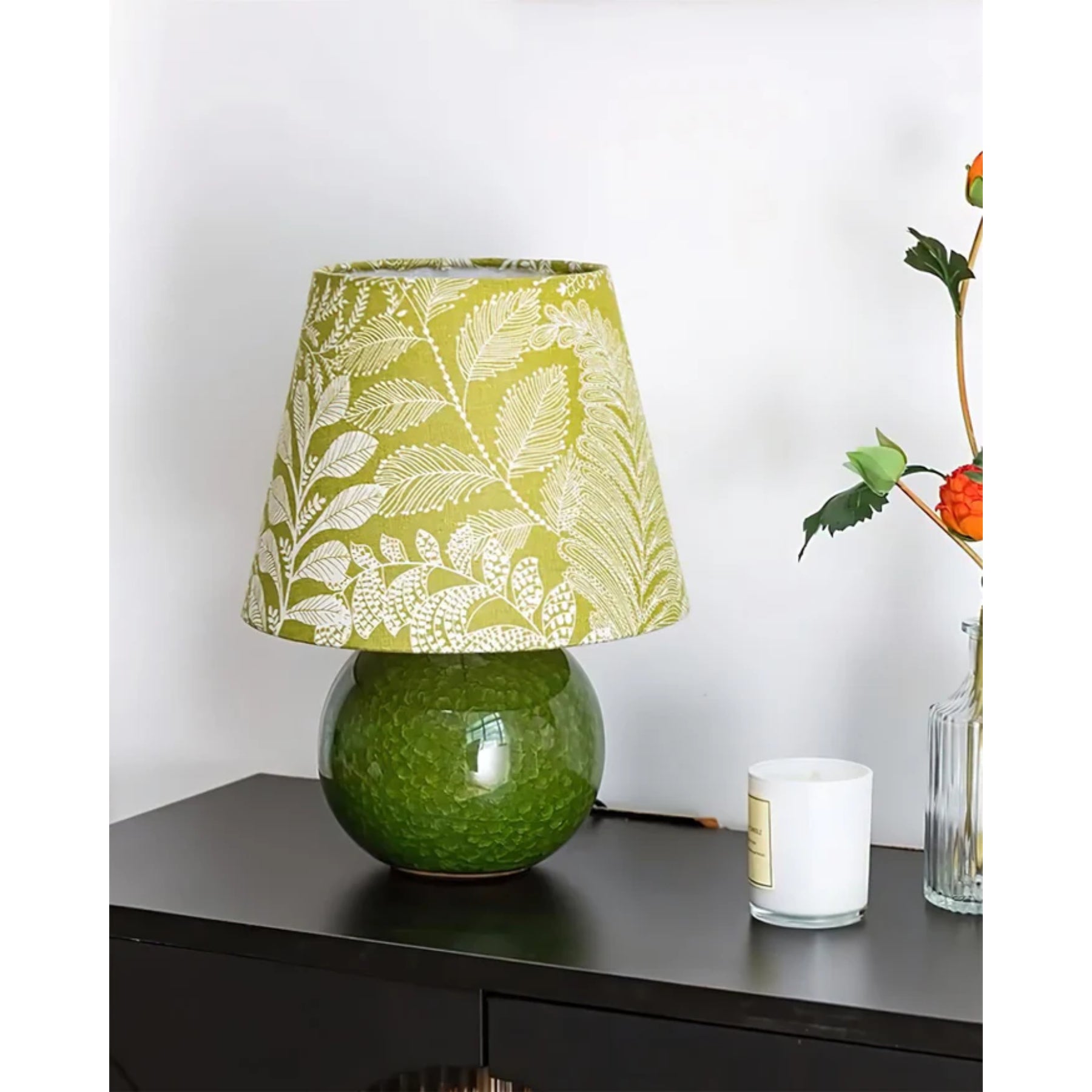 Leytha Green Table Lamp