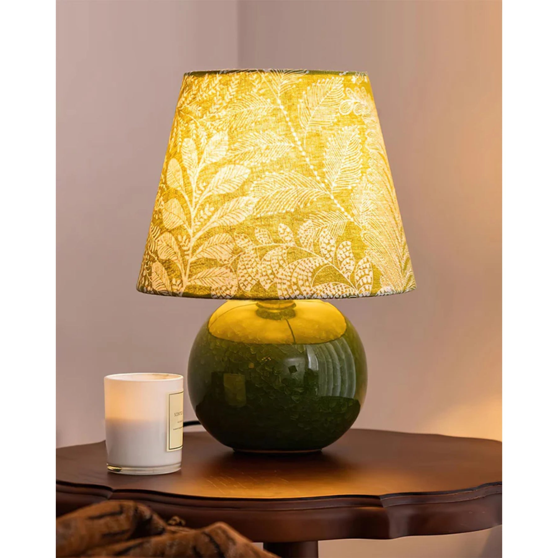 Leytha Green Table Lamp