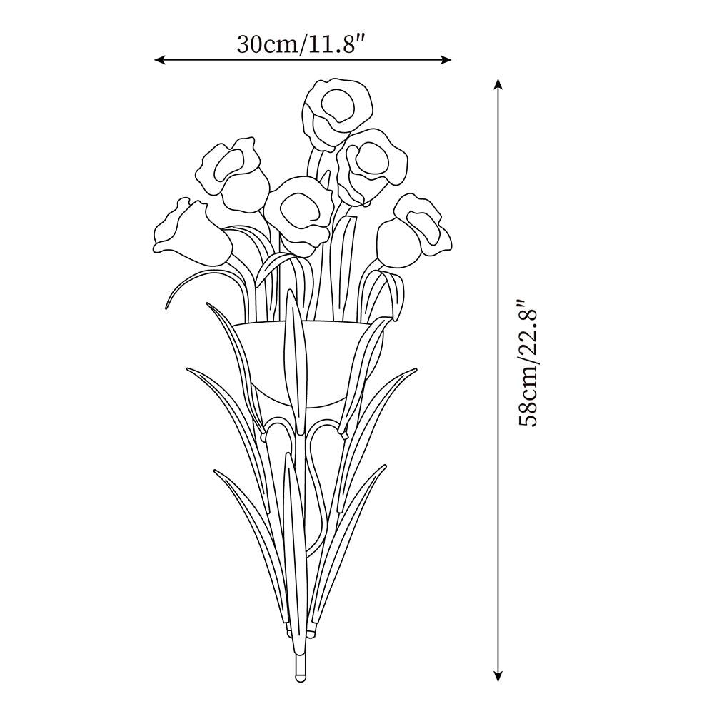 Beslyso Flower Wall Light