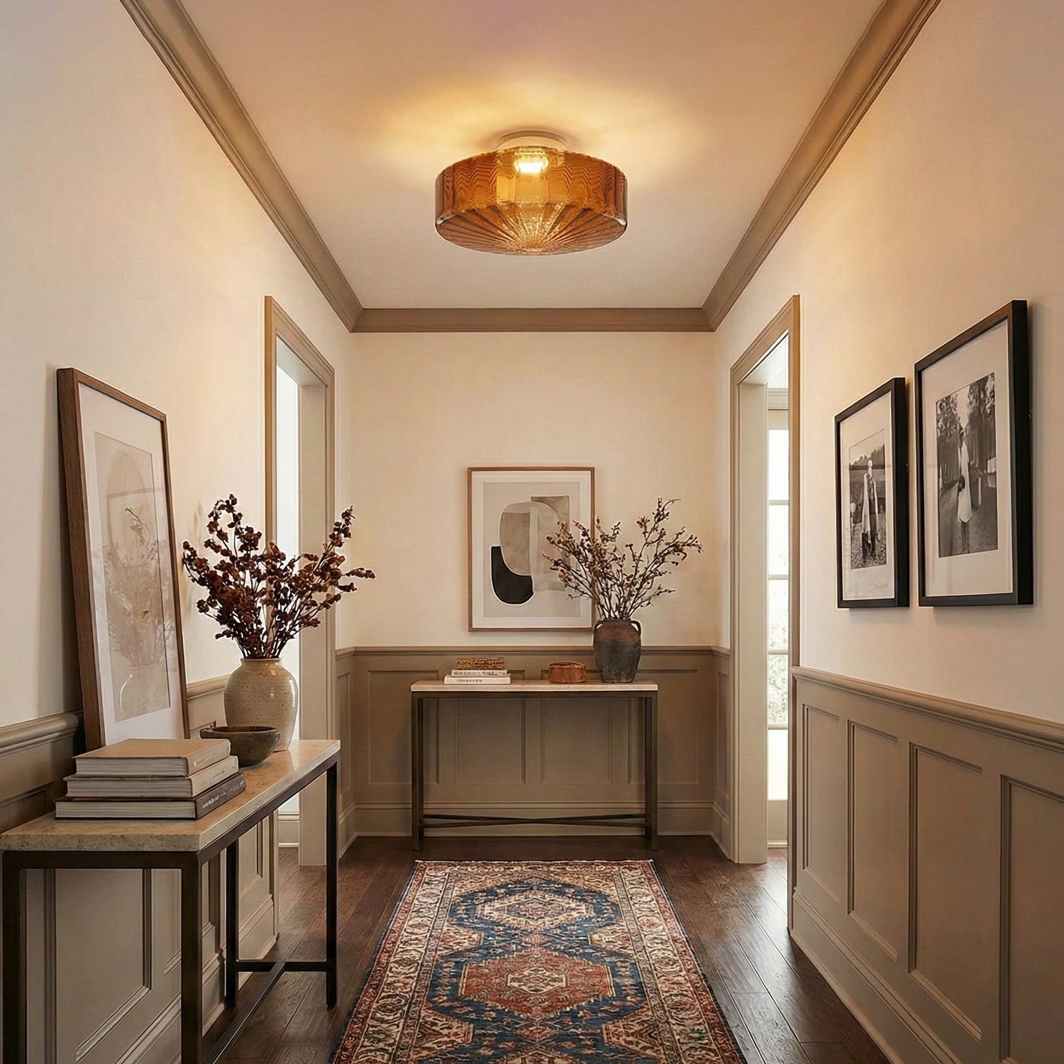 Wenzor Ribbed Ceiling Light