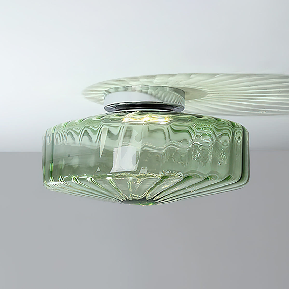 Wenzor Ribbed Ceiling Light