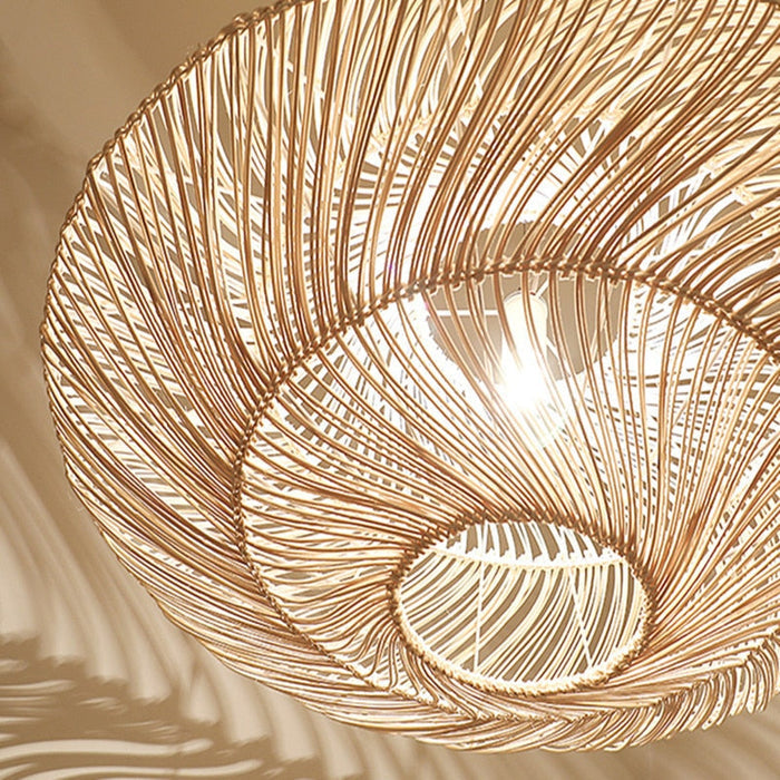 Lanzeo Rattan Pendant Light