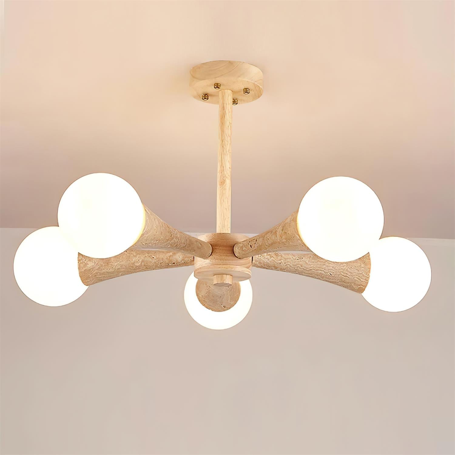 Heldeza Natural Stone Ceiling Light