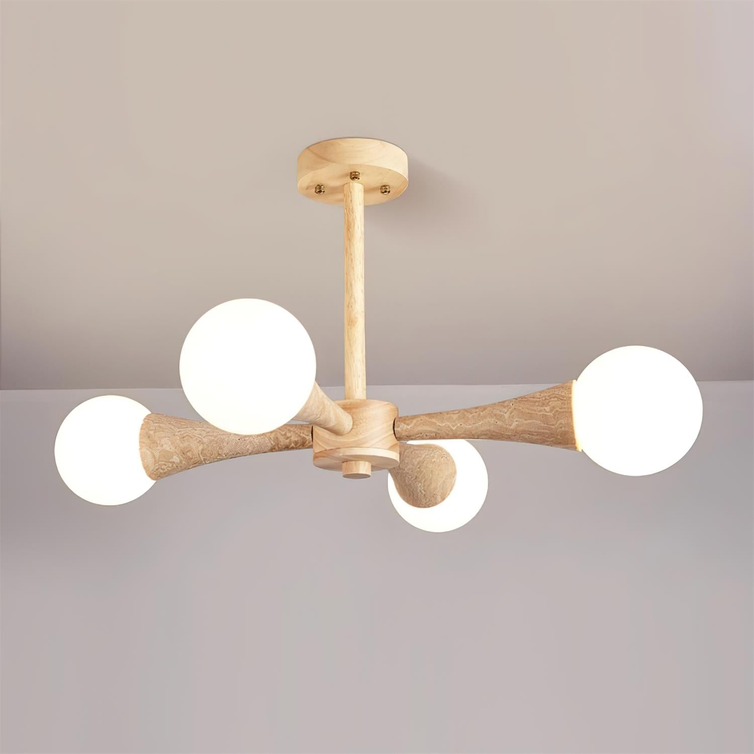 Heldeza Natural Stone Ceiling Light
