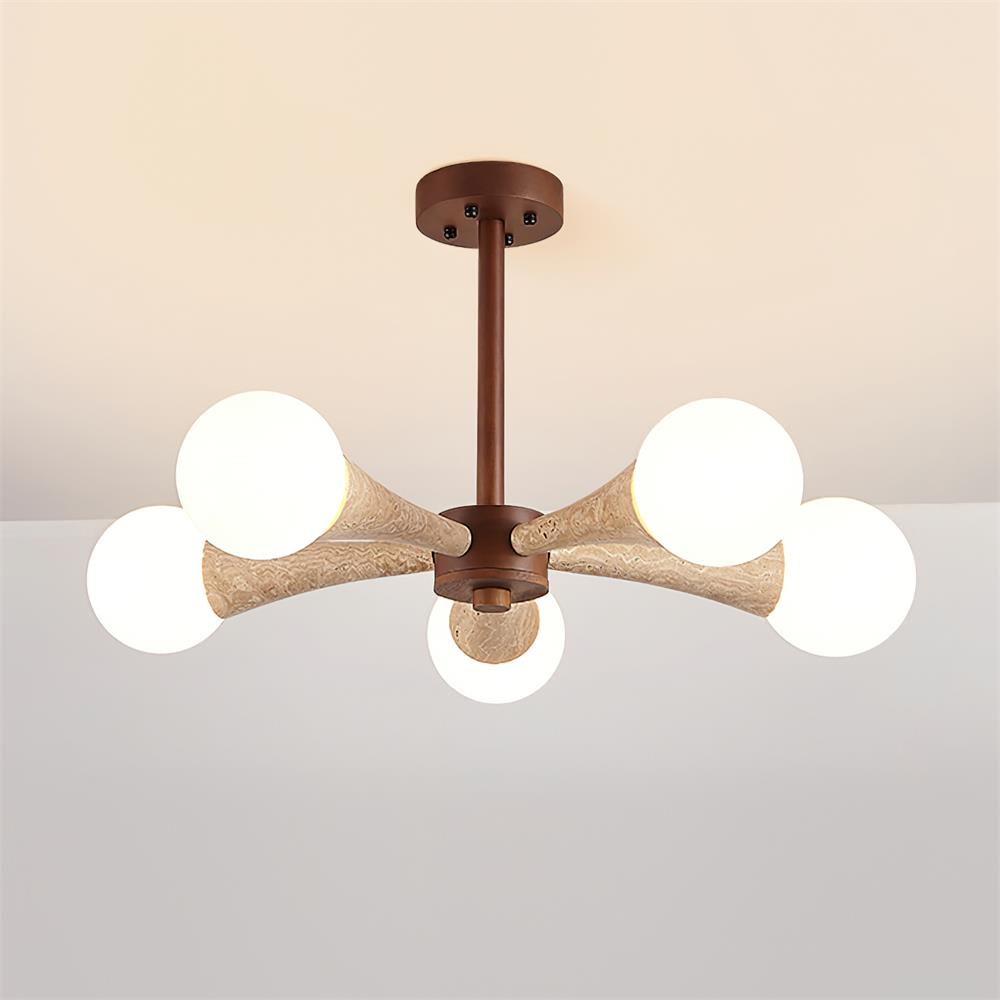 Heldeza Natural Stone Ceiling Light