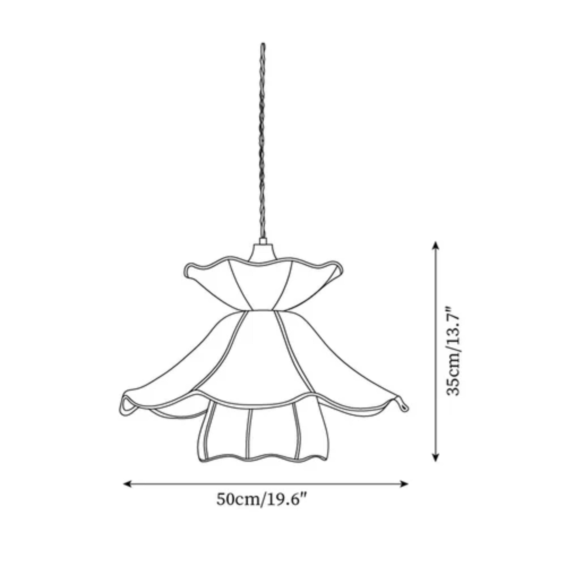 Helzya Fabric Pendant Light