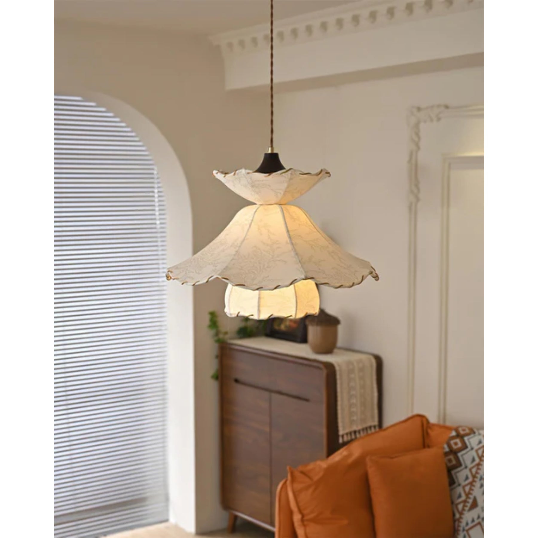 Helzya Fabric Pendant Light