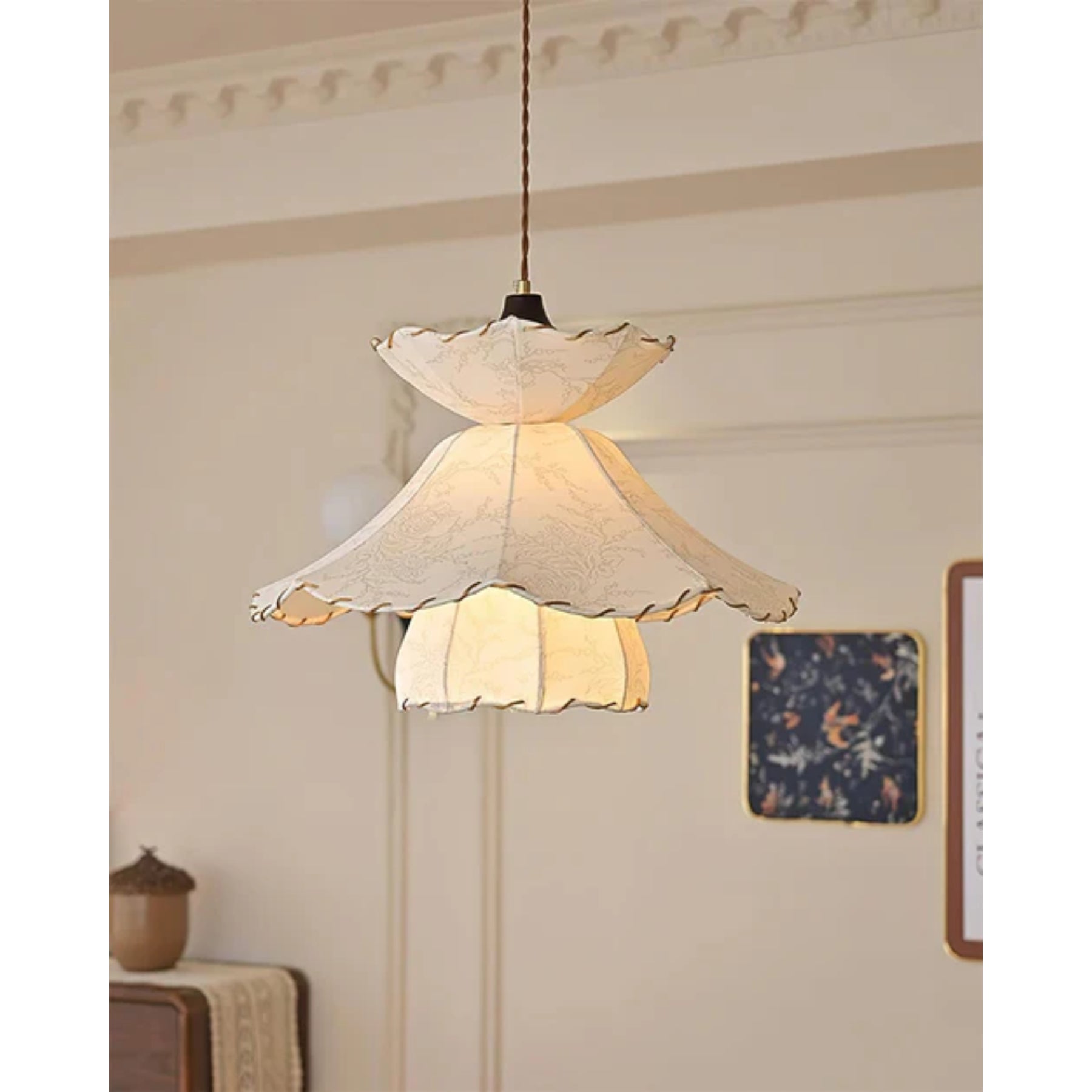 Helzya Fabric Pendant Light