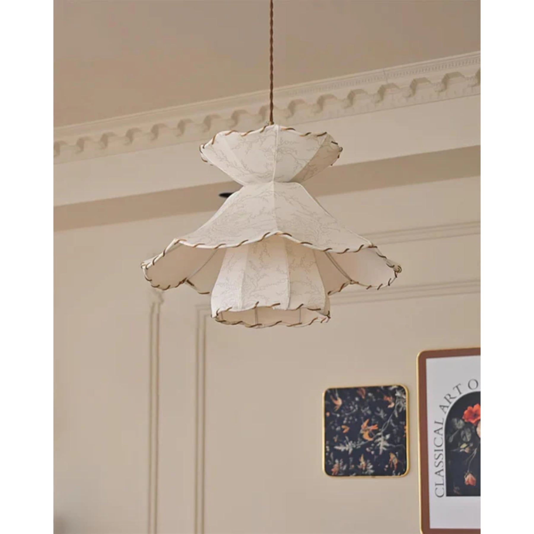 Helzya Fabric Pendant Light