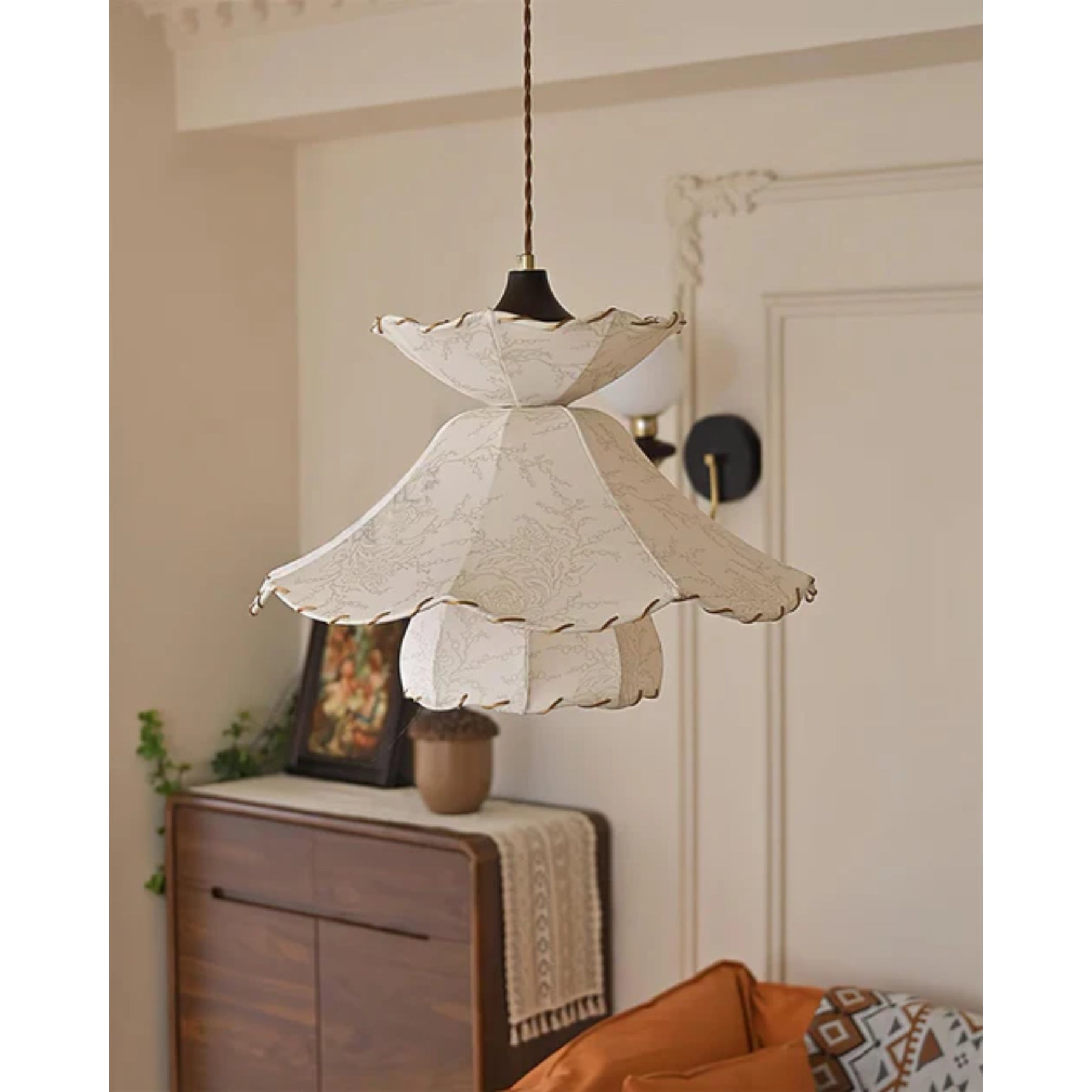 Helzya Fabric Pendant Light