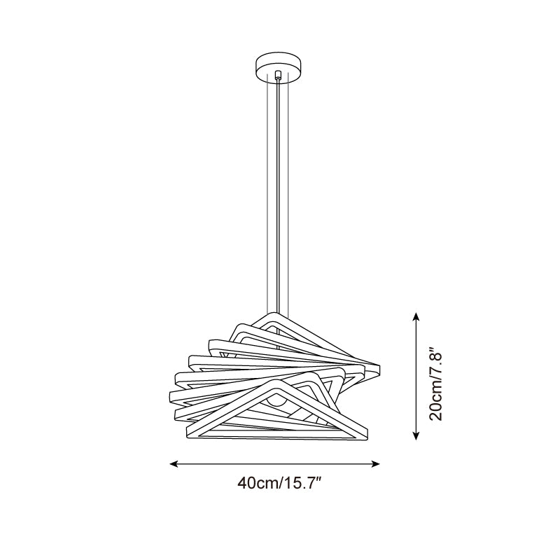 Holezan Wooden Pendant Light