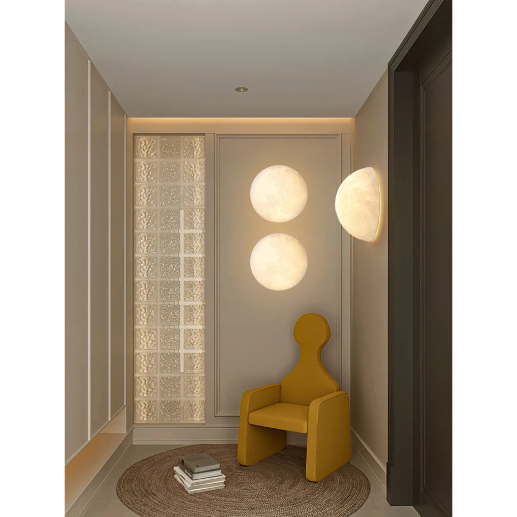 Tralvik Moon Design Wall Light