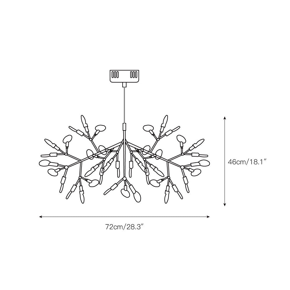 Merrline Sculptural Chandelier
