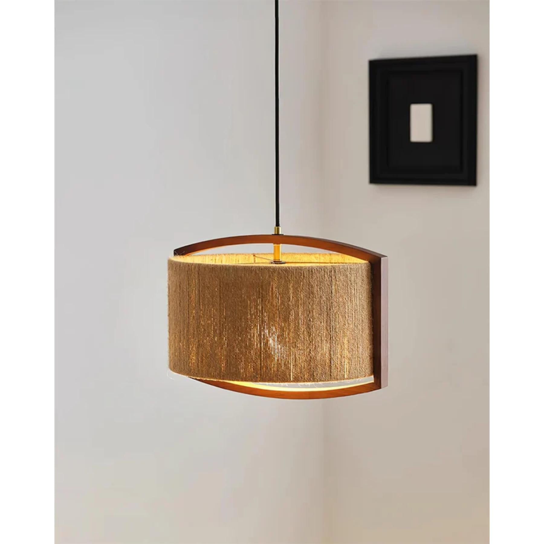 Hallon Japandi Style Pendant Light