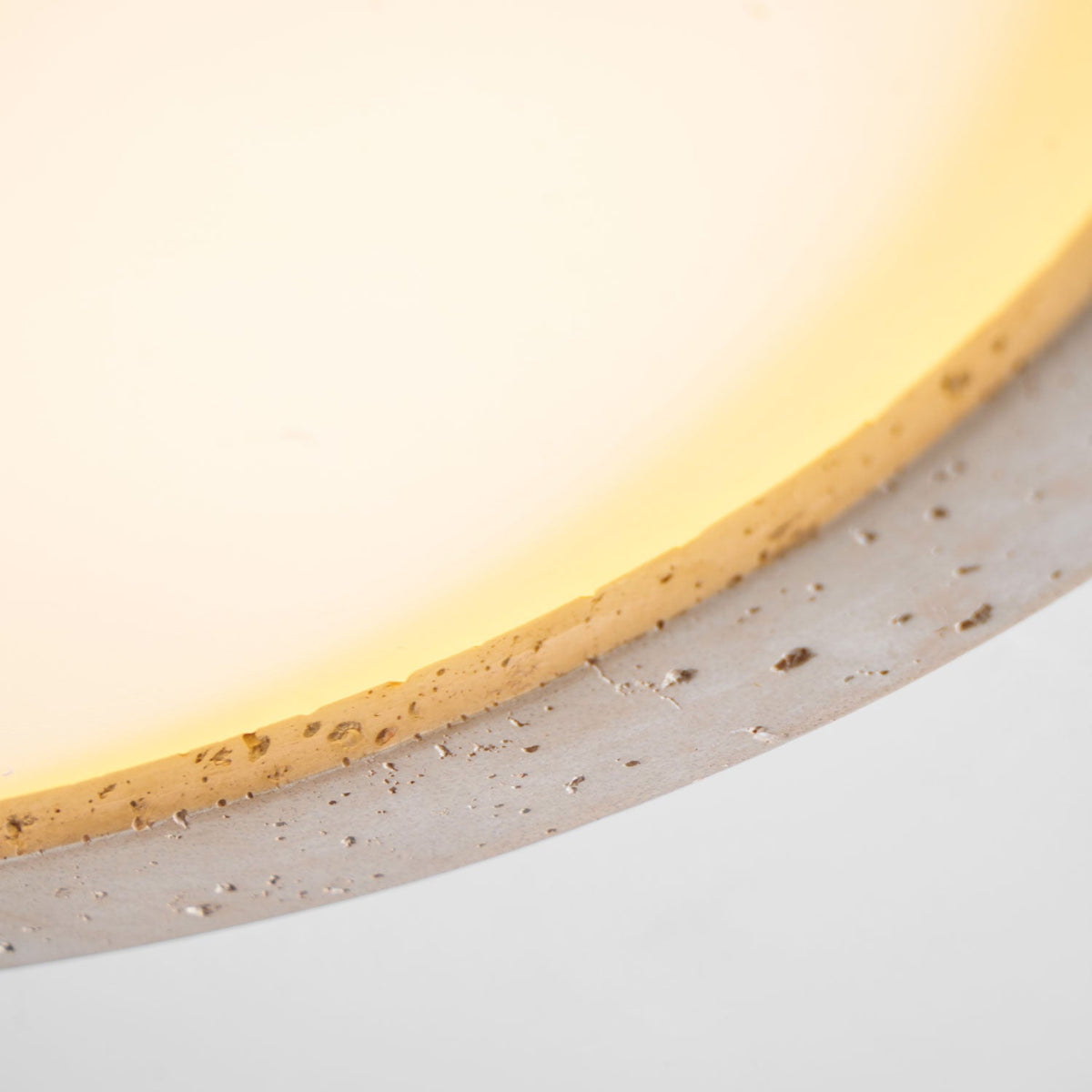 Horizon Travertine Ceiling Light – detail 23