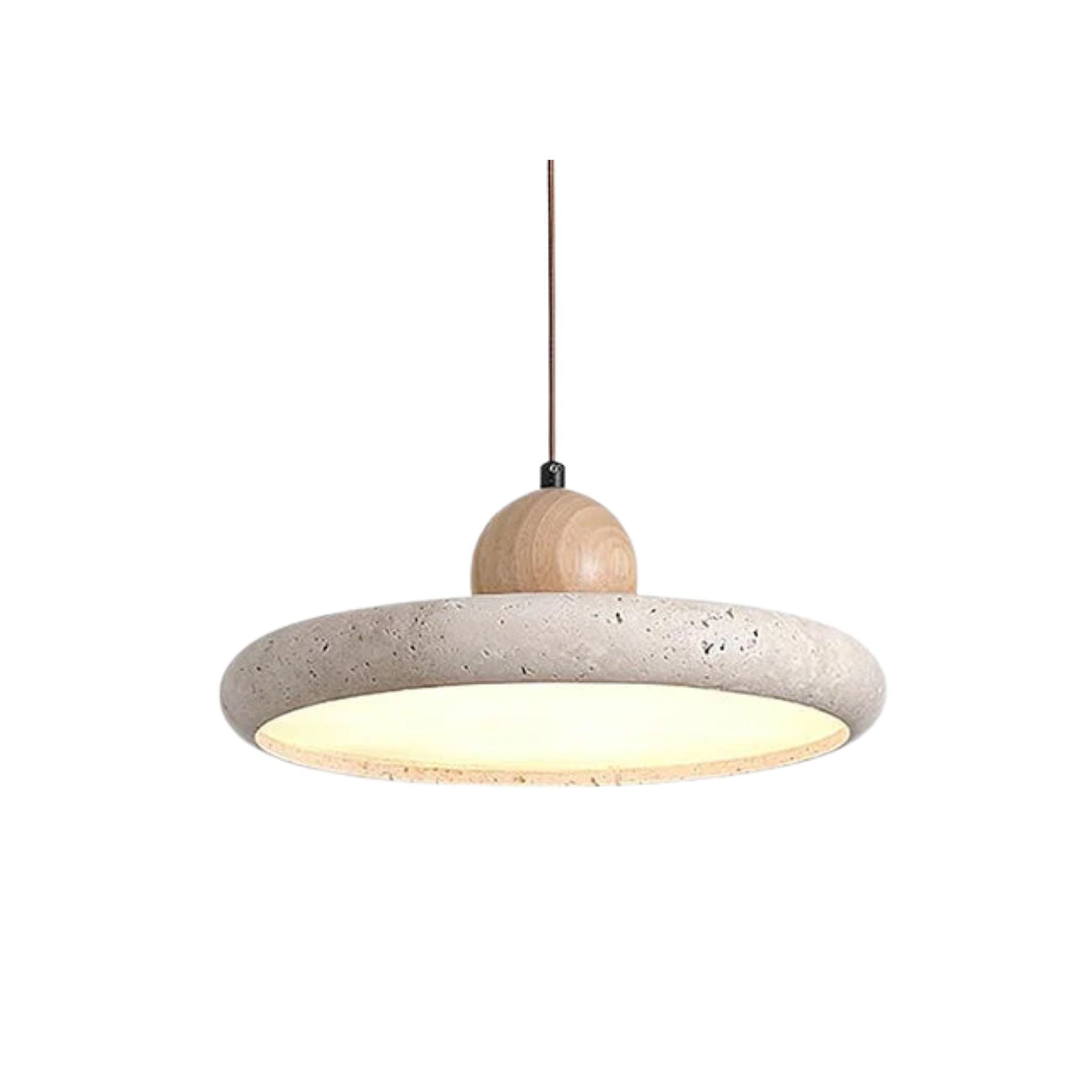 Quarvess Travertine Pendant Light