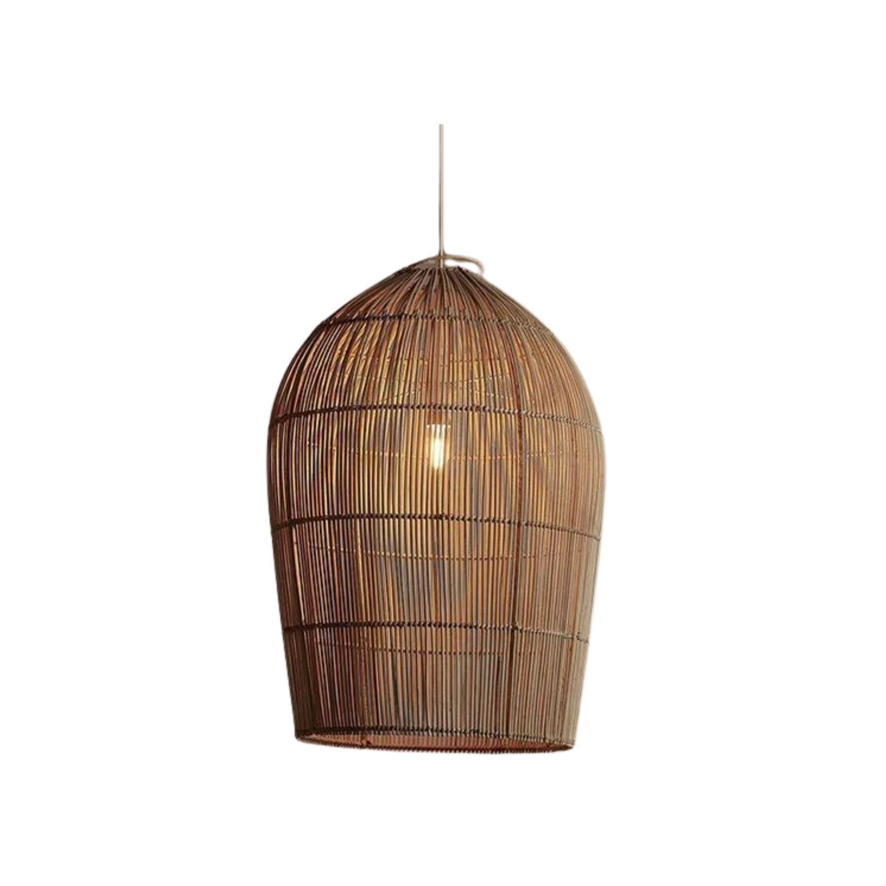 Savana Bamboo Boho Pendant Light