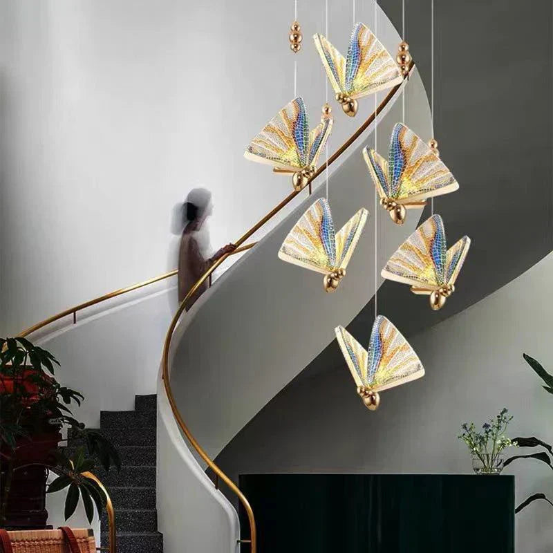 Loeza Butterfly-Shaped Pendant Light