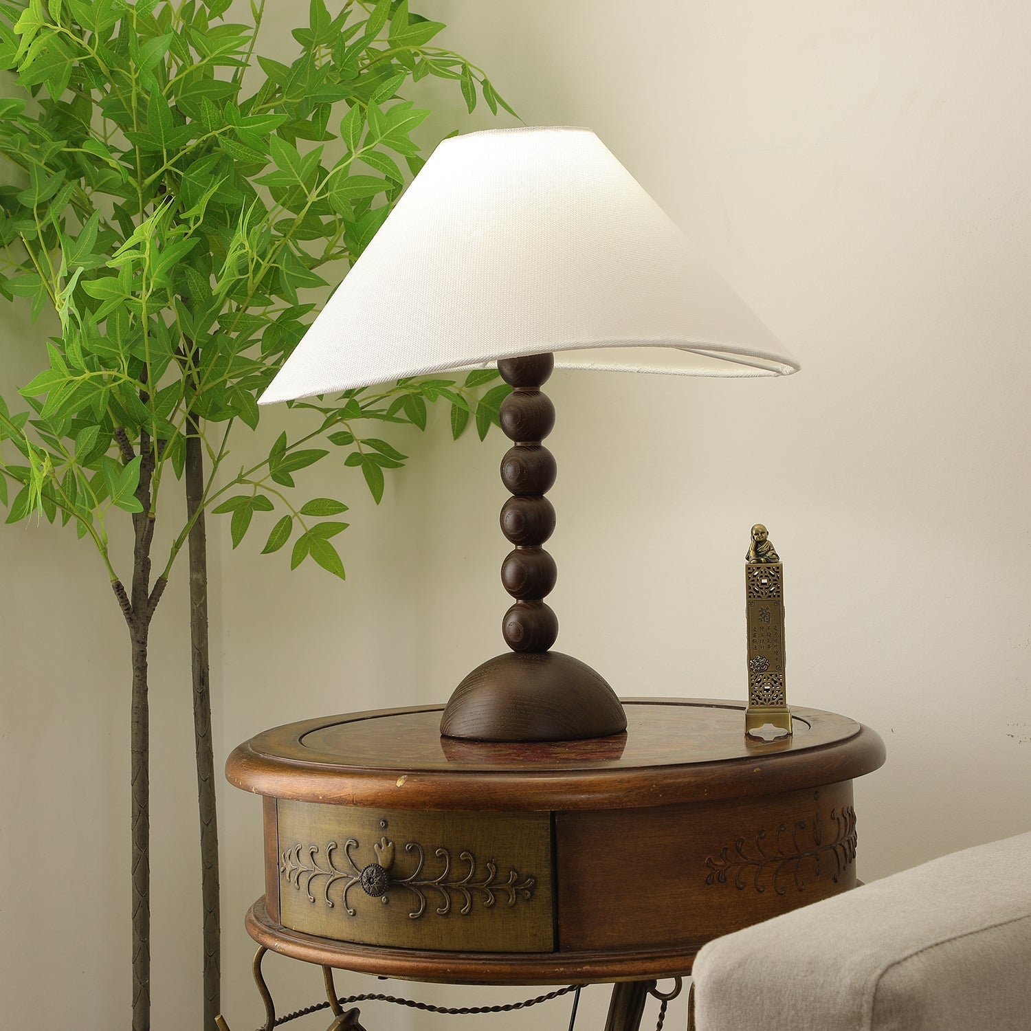 Logena Wooden Table Lamp