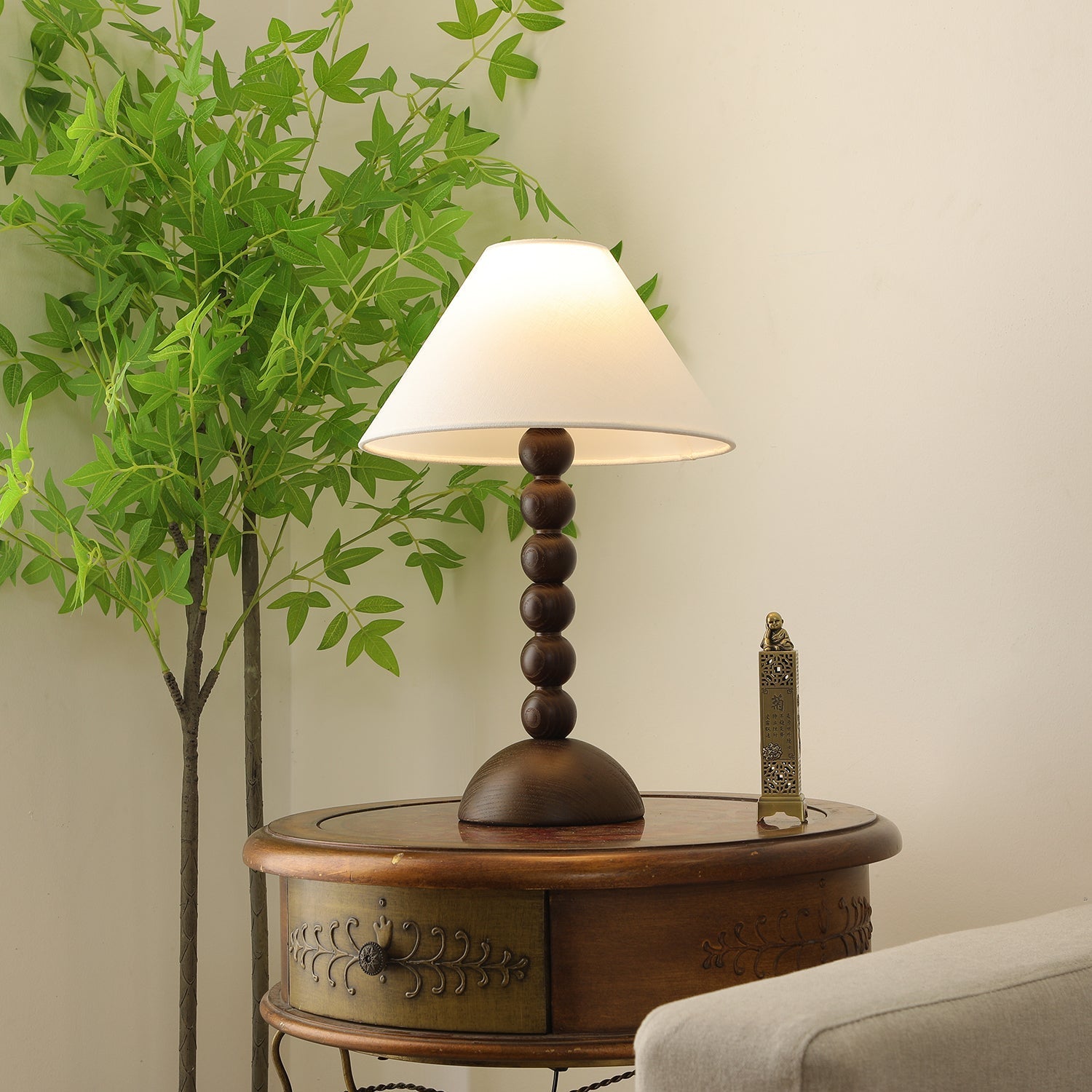 Logena Wooden Table Lamp